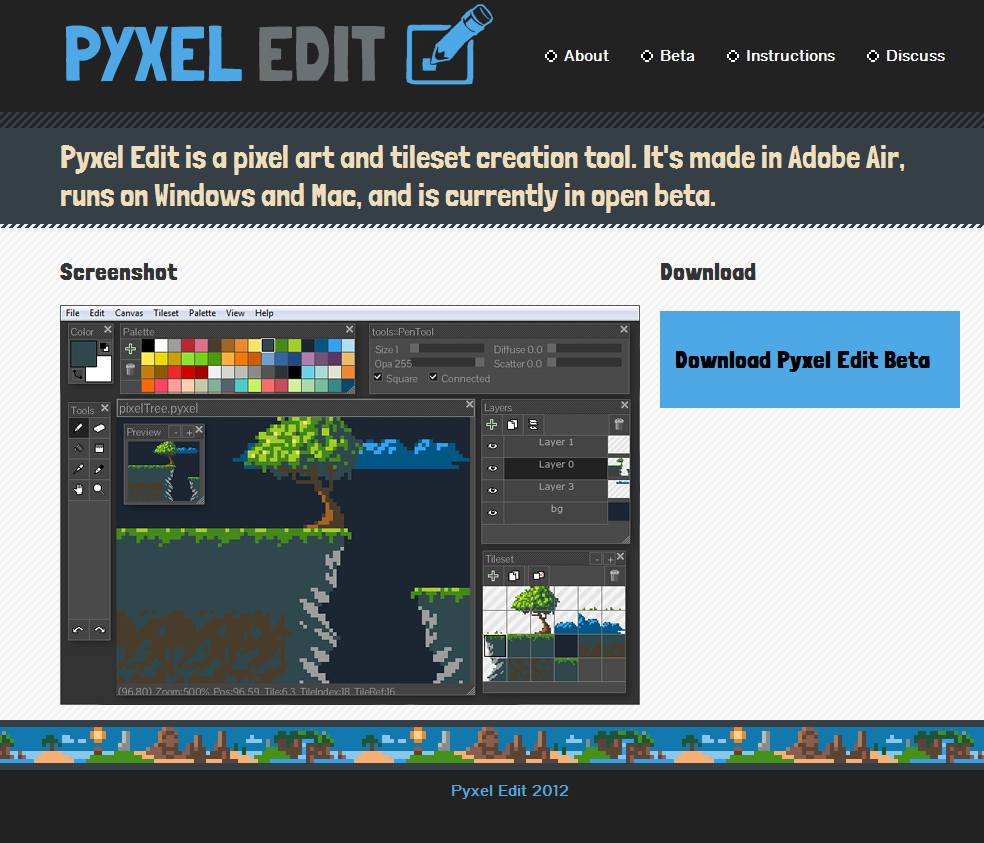 pyxel edit palette list